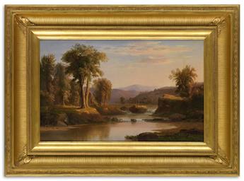 ROBERT S. DUNCANSON (1821 - 1872) Untitled (River Landscape).